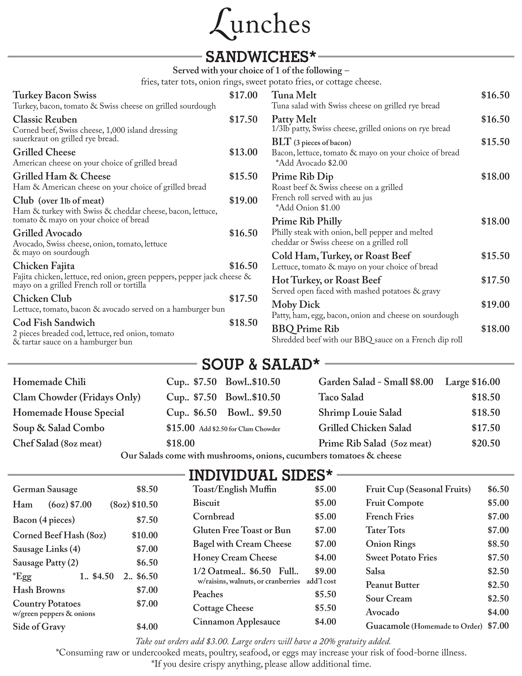 May 2025 Menu 4 May 2025 Menu 4