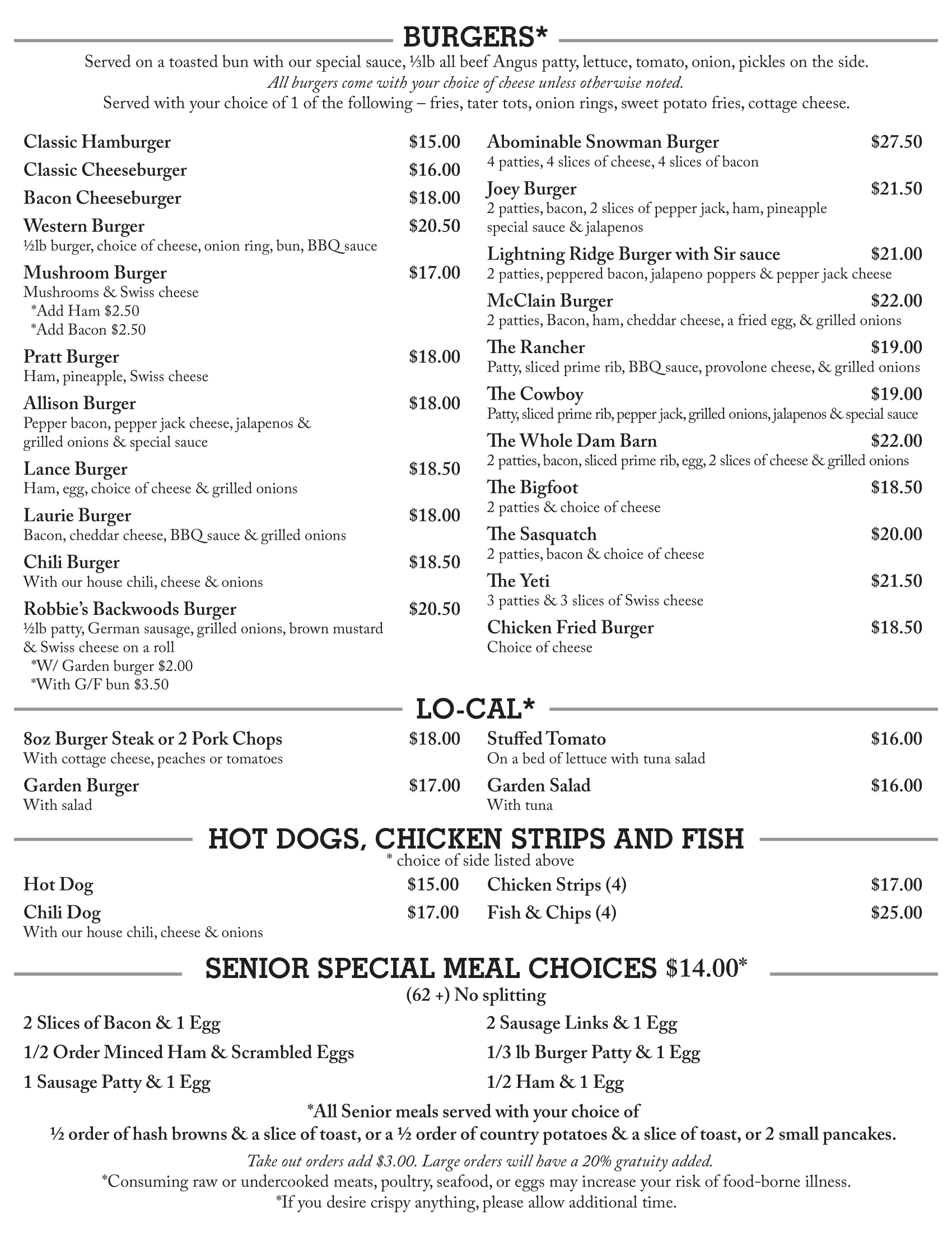 May 2025 Menu 5 May 2025 Menu 5
