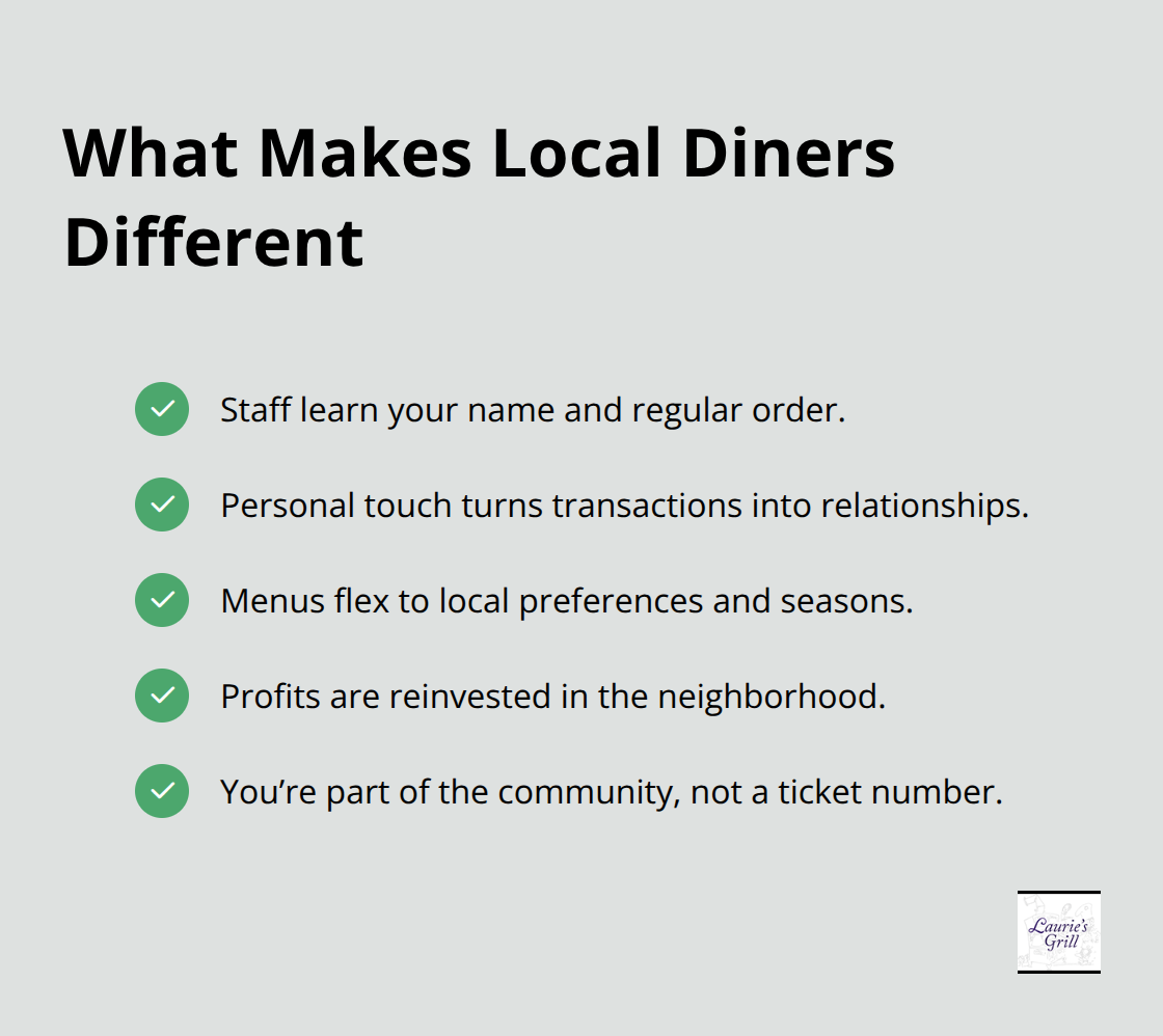 Key ways neighborhood diners outshine chains through personal, community-focused service. - Bend local favorites