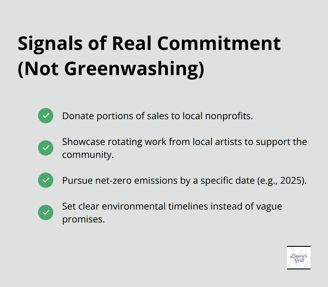 Checklist of concrete actions Bend restaurants take to back up their values - bend oregon vegan restaurants