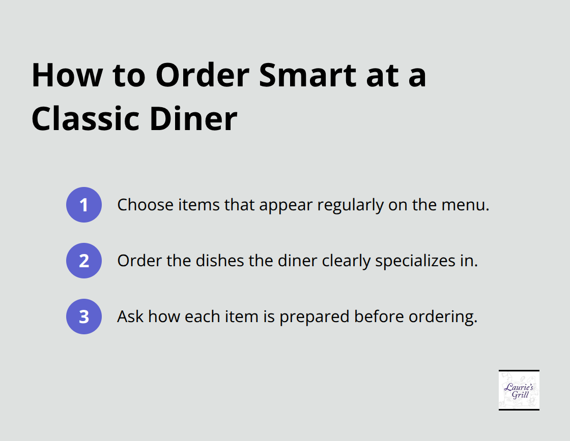 Three practical principles for ordering well at a classic diner.