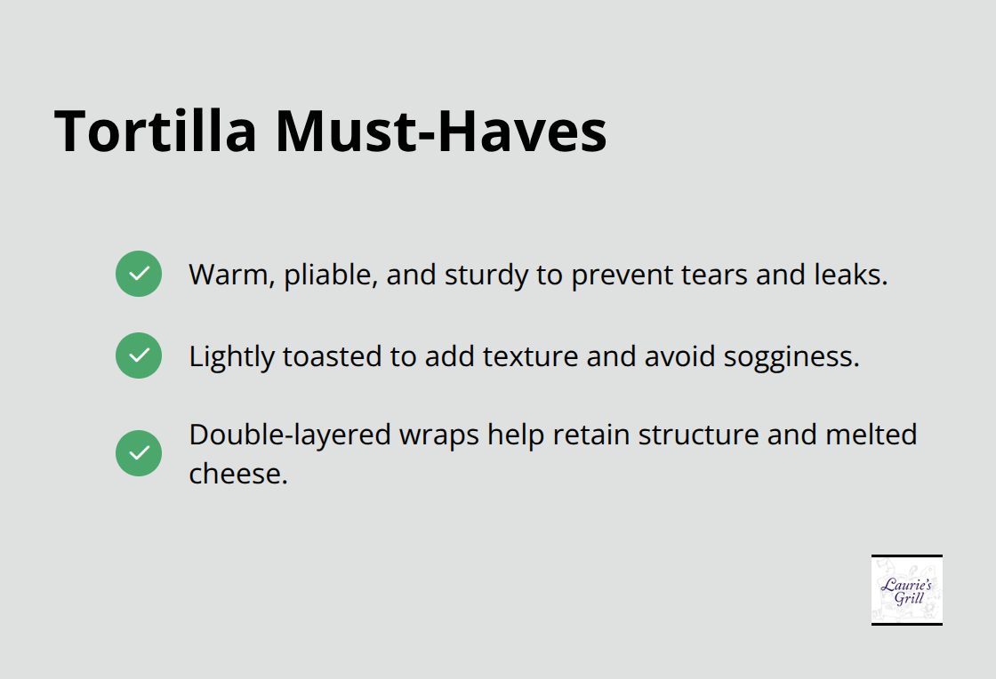 Checklist of tortilla qualities for great breakfast burritos - Breakfast burritos Bend