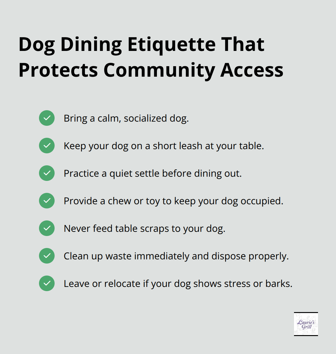 Essential behavior guidelines for bringing your dog to Bend restaurants - dog friendly restaurants bend or