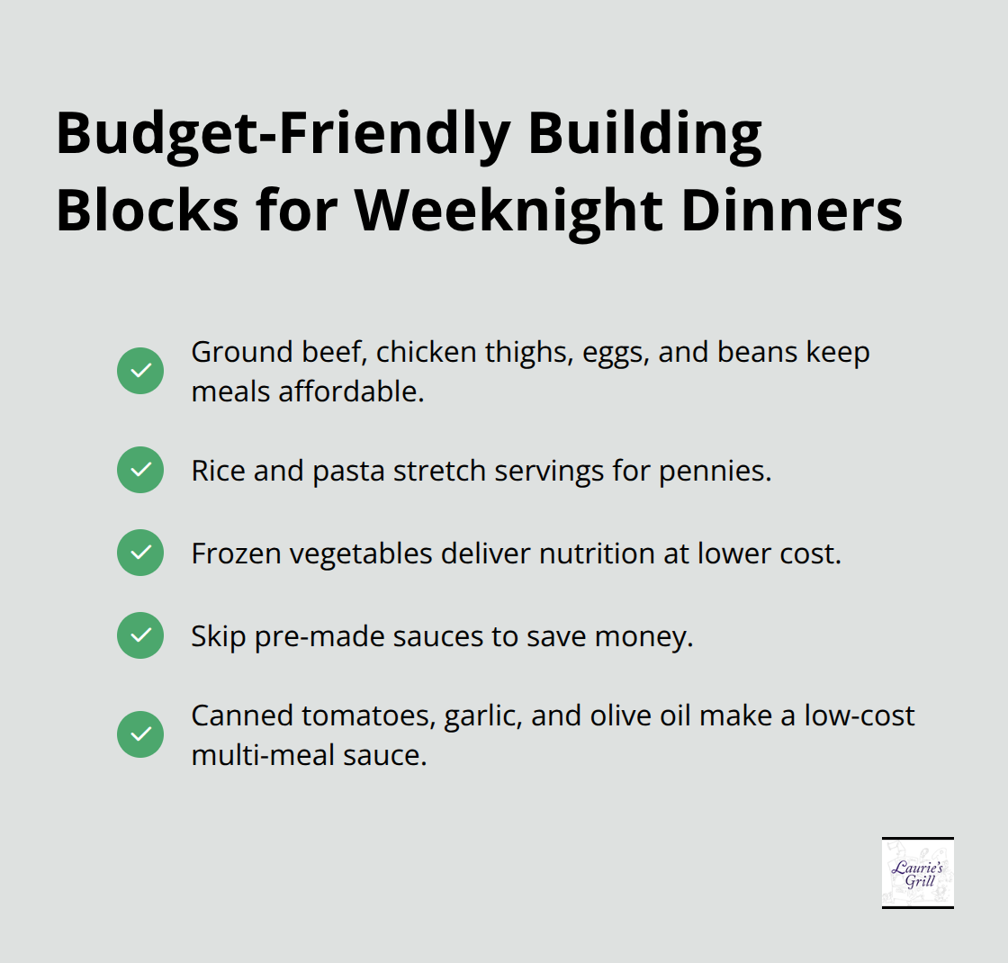 Affordable proteins and pantry staples for family meals