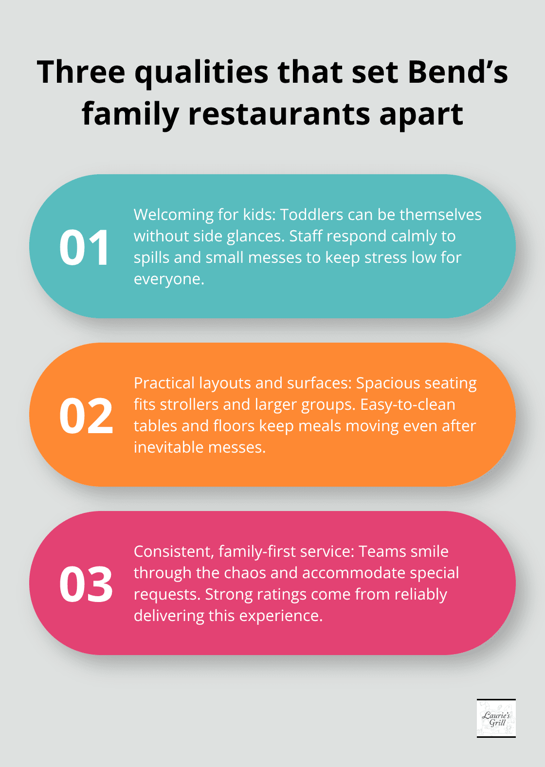 Three core qualities that make Bend restaurants family-friendly
