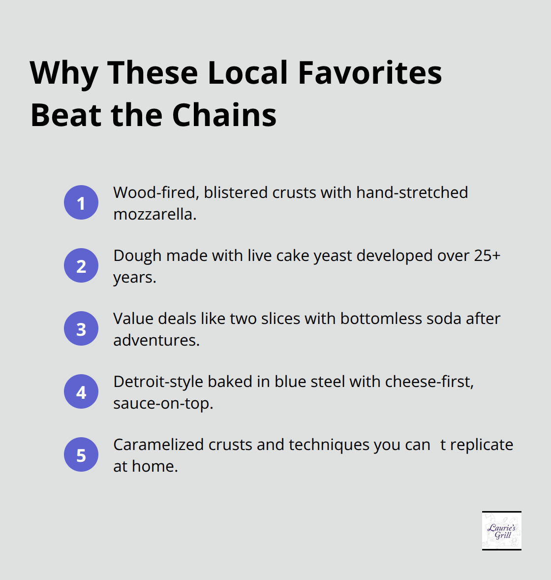 Key reasons Bends local pizza contenders outshine national chains - pizza places