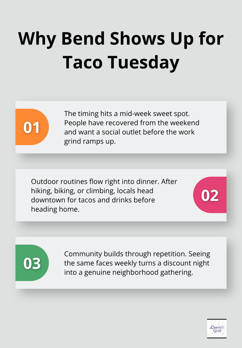 Three core reasons locals come out on Tuesdays in Bend